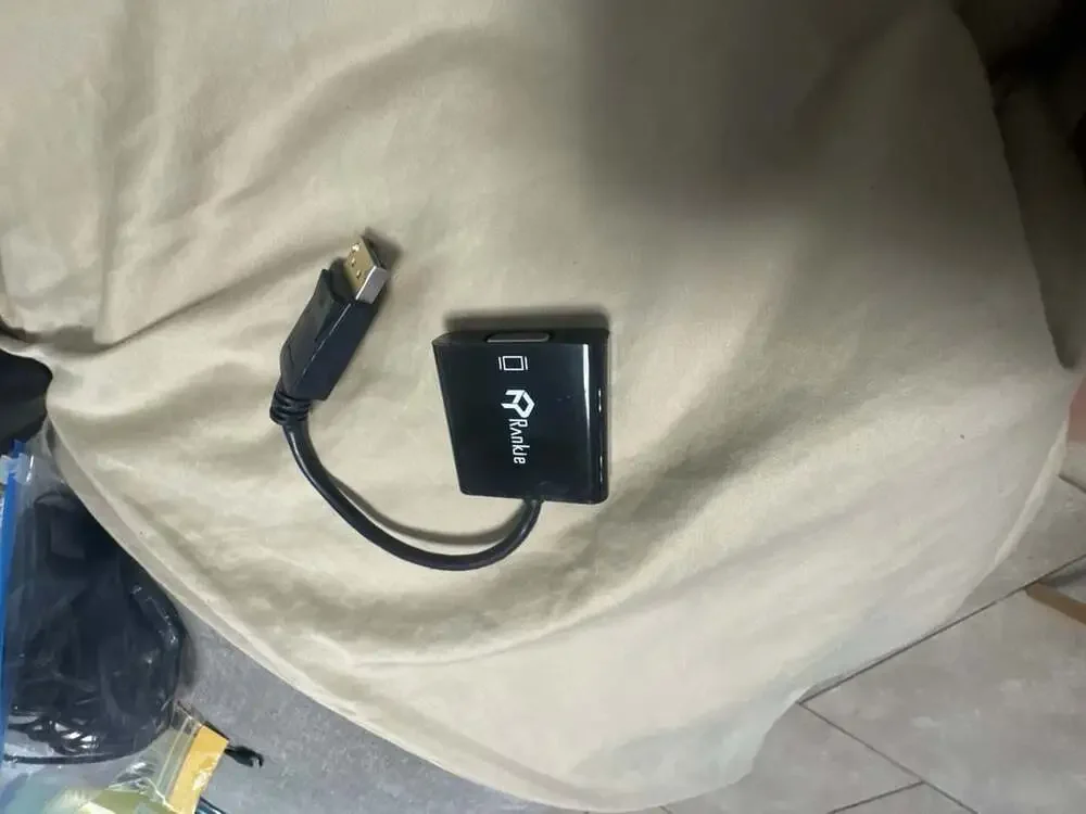 Rankie DisplayPort to VGA Adapter (Male to Female) 1080P Video Converter